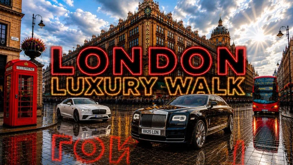 What Can You Experience on a London Walk 4K Through Harrods Belgravia and Knightsbridge